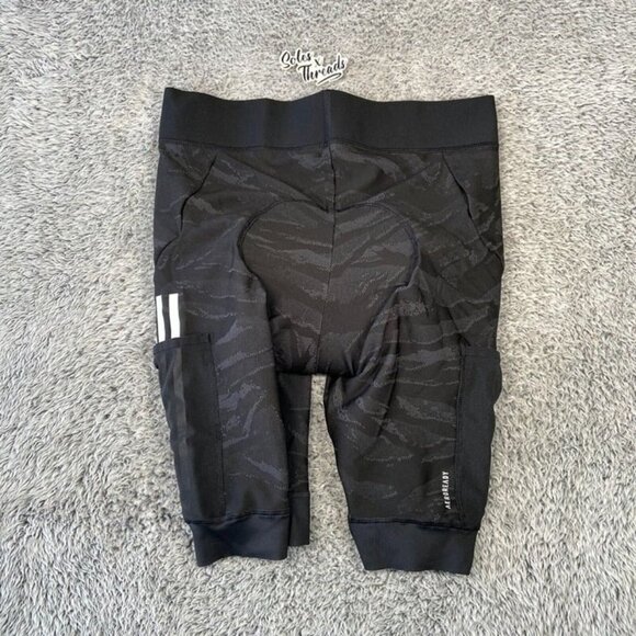 Adidas Gravel Cycling Shorts Size Medium Men Black White HY6191 - Picture 3 of 4